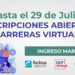 FUDECA anuncia las inscripciones ya están abiertas a Carreras Virtuales
