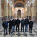 Rasetto recorrió la obra de restauración de la Parroquia San Pedro