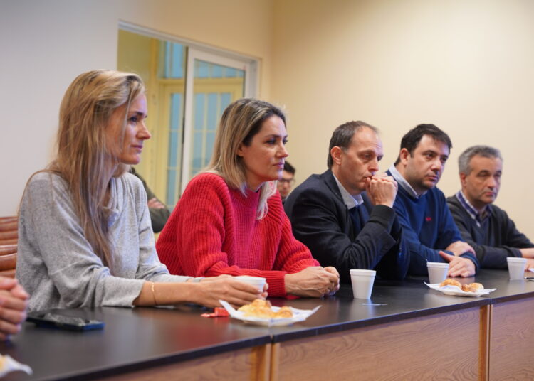 Carolina Losada visitó Cañada de Gómez y Correa junto a Hugo Rasetto