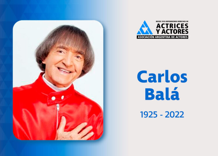 Falleció el actor Carlos Balá