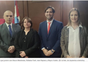 Juraron dos fiscales para Venado Tuerto y dos para Rufino