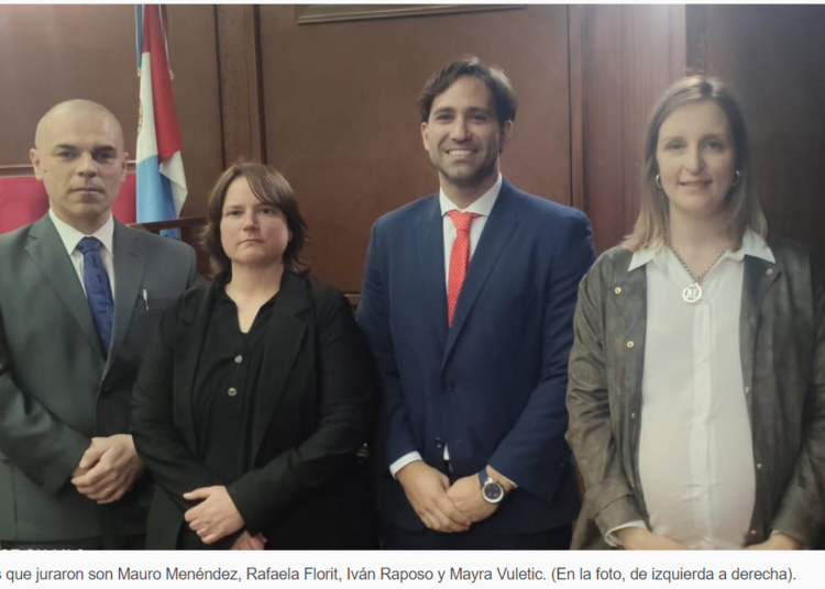 Juraron dos fiscales para Venado Tuerto y dos para Rufino