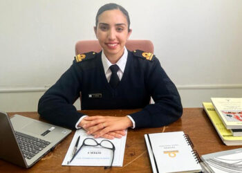 Orgullo cañadense: La historia de la Teniente de Fragata Psicóloga Yamila María Chale