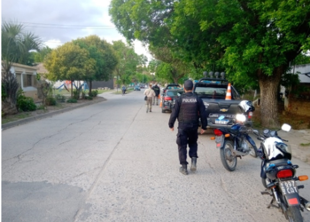 Se realizaron controles vehiculares y de personas en la ciudad