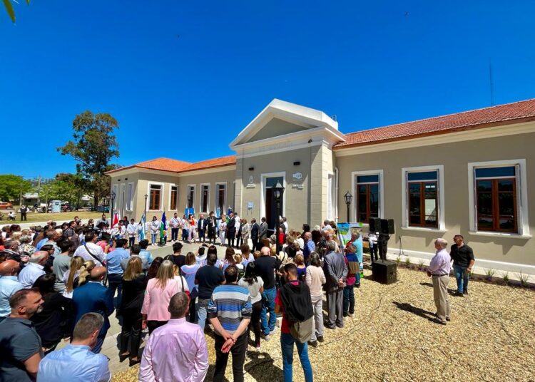 El municipio  de Cañada de Gómez inauguró 3 obras históricas para conmemorar los 100 años de ciudad