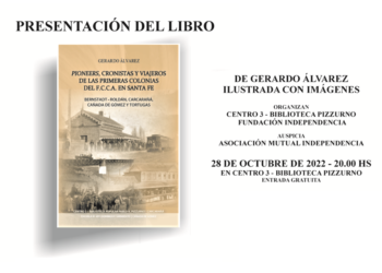 Presentarán en Carcarañá el último libro de Gerardo Álvarez