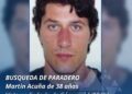 Buscan a Martín Acuña de Cañada de Gómez