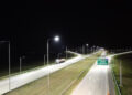 Con 2246 nuevas lámparas instaladas, avanza la iluminación LED en la autopista Rosario-Córdoba