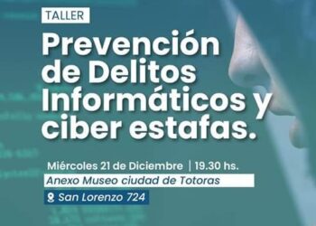 Taller de prevención de delitos informáticos y ciber estafas