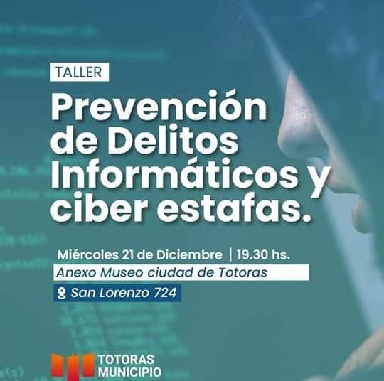 Taller de prevención de delitos informáticos y ciber estafas