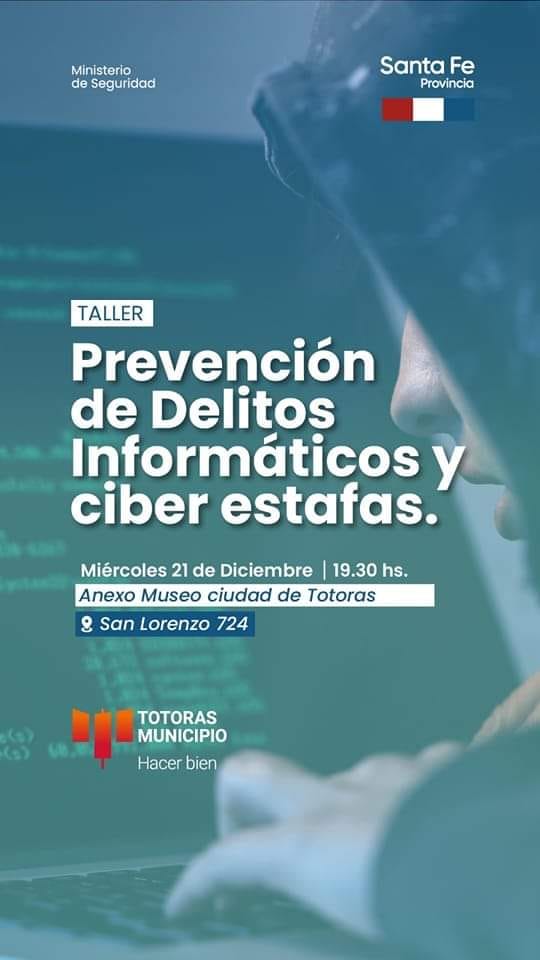 Taller De Prevención De Delitos Informáticos Y Ciber Estafas Diario La Imprenta 2860