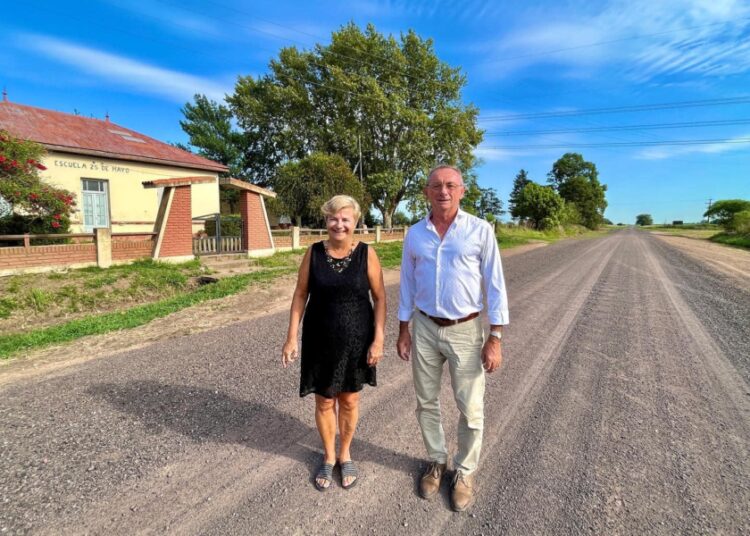 Clérici recibió al Ministro de la Producción para recorrer obras y reunirse con productores agropecuarios