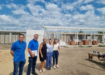 Continúa la construcción del edificio del Jardín «Barrilete de Colores»