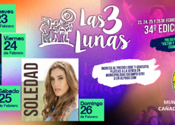 El municipio confirmó la grilla de «Las Tres Lunas»
