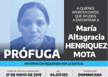 Se busca prófuga: Recompensa 3 millones de pesos