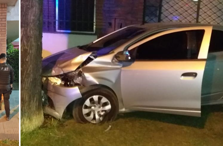 Rosario: Persecución, choque y un aprehendido que habría robado el auto siniestrado una hora antes