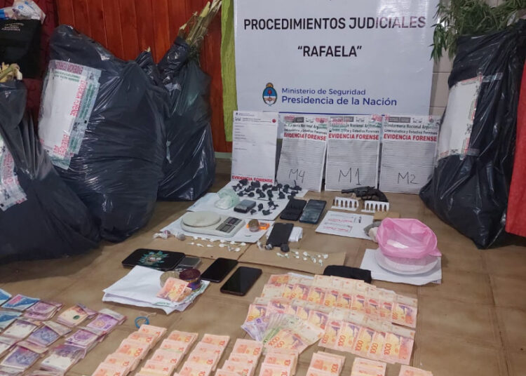 Rafaela: Incautan estupefacientes y detienen a un ciudadano tras seis allanamientos