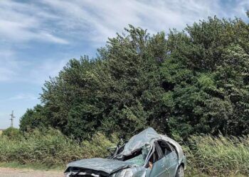Impresionate accidente de tránsito en Ruta Nacional N° 178, altura La California
