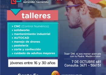 La municipalidad de Cañada de Gómez inscribe a cursos de formación en oficios del programa Santa Fe Más