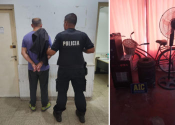 Carcarañá: Policías  aprehendieron a un hombre que estaría involucrado en un hecho de robo