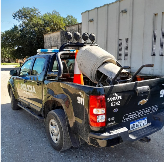 Cañada de Gómez: Un aprehendido por hurtar una hormigonera