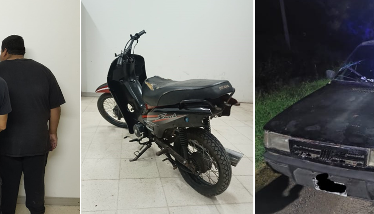 Cañada de Gómez: Dos parejenses aprehendidos por causa de encubrimiento terminó con el secuestro de un automóvil y una motocicleta