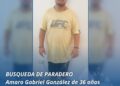 Buscan a Amaro Gabriel González de Cañada de Gómez