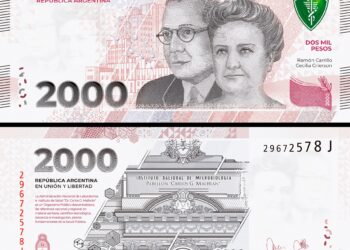 Así es el nuevo billete de 2000 pesos de curso legal en homenaje a la ciencia y la salud pública