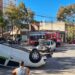 Cañada de Gómez: Impresionante choque entre un auto particular y un remis en el centro de la ciudad
