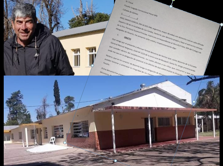 Bouquet: Un docente denunció irregularidades en una escuela rural y fue desplazado de su cargo