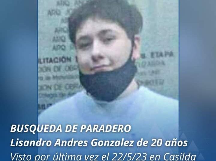 Buscan a un joven de Casilda