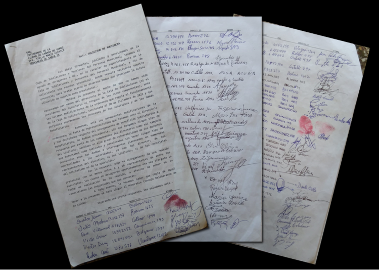 Jubilados municipales de Cañada de Gómez solicitan audiencia a la Señora Intendente Municipal