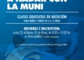 Comienza la inscripción a una nueva edición de “Aprendamos a nadar con la Muni”