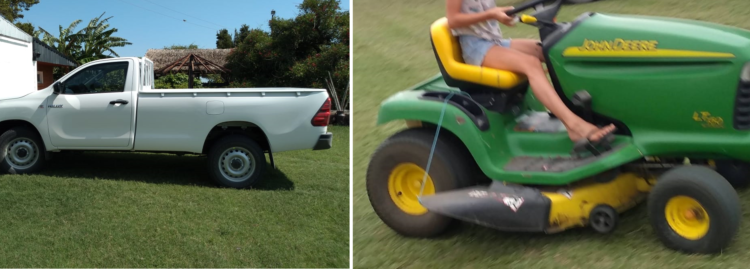 Totoras: Robaron una camioneta, un tractor para cortar césped y una escopeta