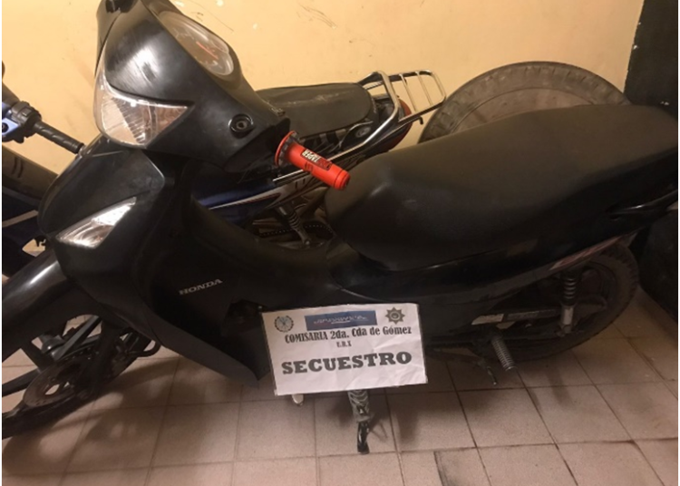 Allanamiento debido a causa por la sustracción de una motocicleta