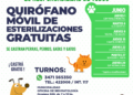 Cronograma de junio del Quirófano Móvil  Municipal de esterilizaciones