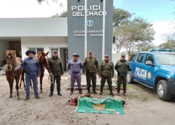 Policías Rurales de la Provincia de Santa Fe y Chaco trabajaron en conjunto para lograr el esclarecimiento de un Abigeato Calificado