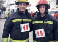 Dos Bomberos Voluntarios de Cañada de Gómez participaron de la Segunda Maratón para bomberos en San Genaro