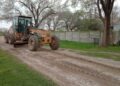 Trabajos de la Municipalidad de Cañada de Gómez en calles de zona norte