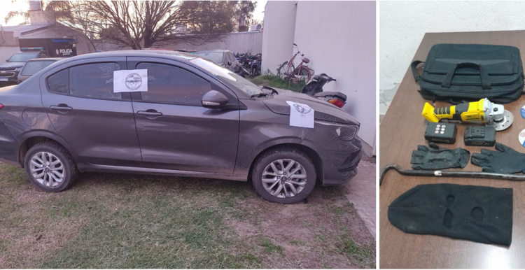 Cañada de Gómez: Aprehendieron a un hombre por intento de robo y secuestraron un vehículo