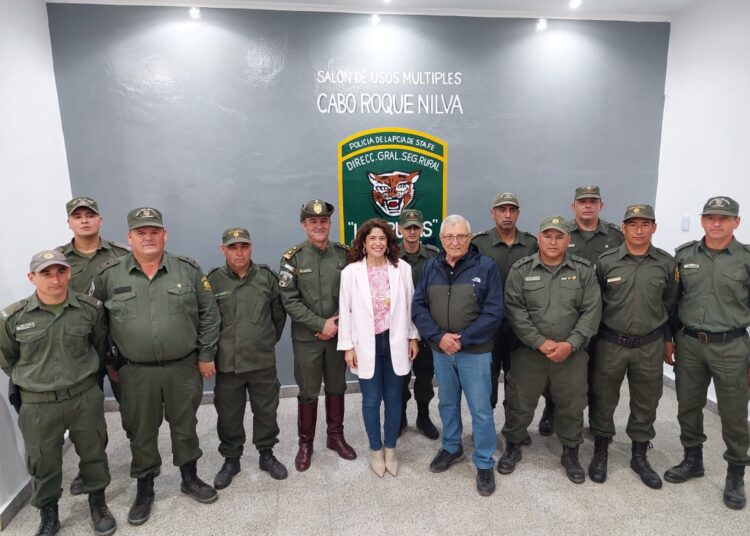 Inauguración del Salón de Usos Múltiples «Cabo Roque Nilva»  en el Cuartel General de Seguridad Rural Los Pumas
