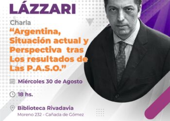 Esta tarde Gustavo Lazzari visitará Cañada de Gómez