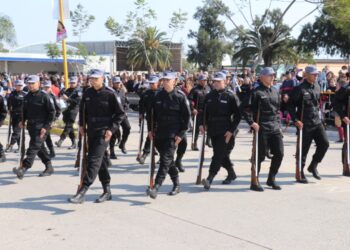 La Policía de la provincia de Santa Fe celebró el 159º aniversario