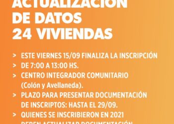 Este viernes 15 de septiembre finaliza la inscripción para acceder a las 24 viviendas