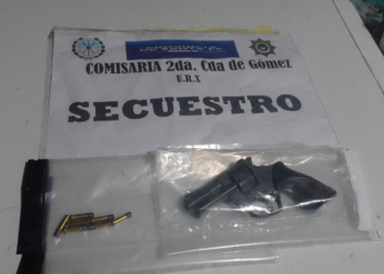 Allanamiento en Cañada de Gómez por hecho de amenazas con arma de fuego