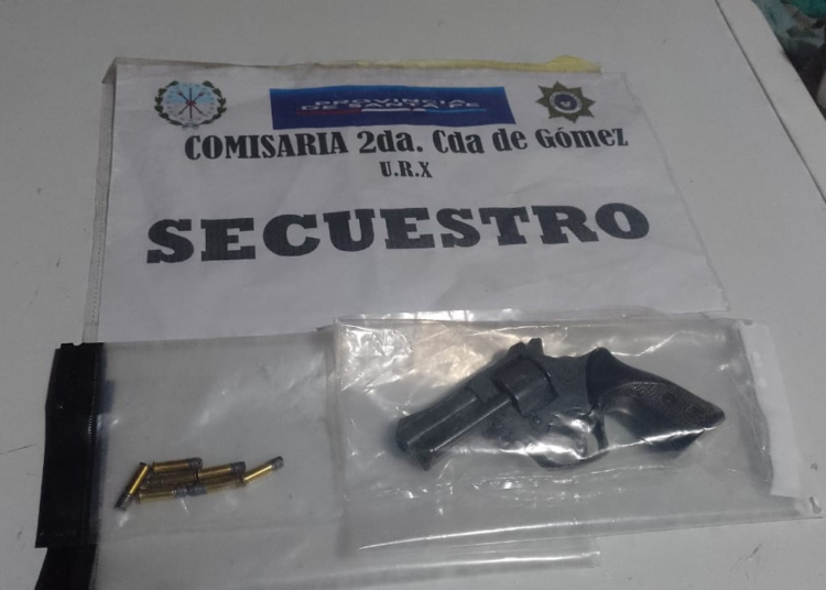 Allanamiento en Cañada de Gómez por hecho de amenazas con arma de fuego