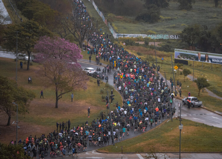 Se corrió la 12° Maratón Puente Rosario-Victoria en sus dos modalidades