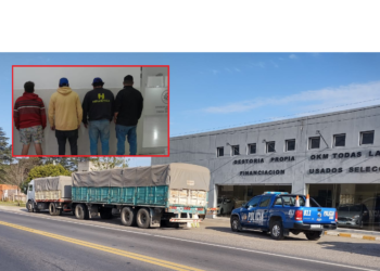 Cañada de Gómez: Cuatro aprehendidos involucrados en tentativa de hurto agravado de cereal y encubrimiento