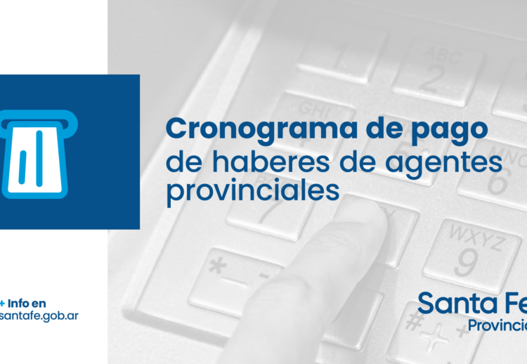 El gobierno santafesino dio a conocer el cronograma de pago de haberes correspondiente a septiembre