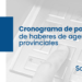 El gobierno santafesino dio a conocer el cronograma de pago de haberes correspondiente a septiembre